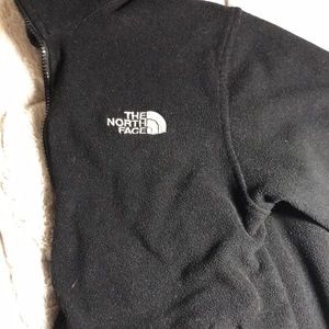 Boys North Face fleece crew neck jacket